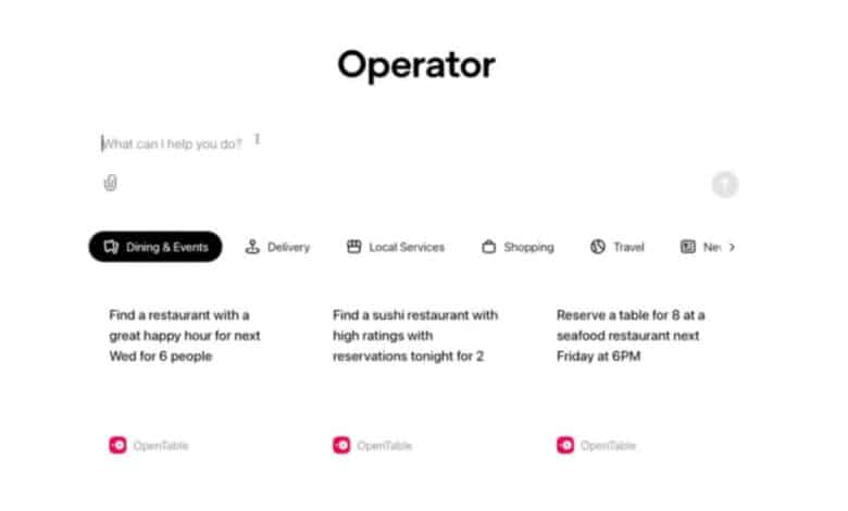OpenAI تتيح وكيل الذكاء الاصطناعي “Operator” عالميًا