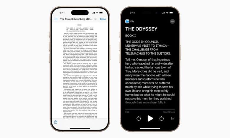 Apple Accessibility features