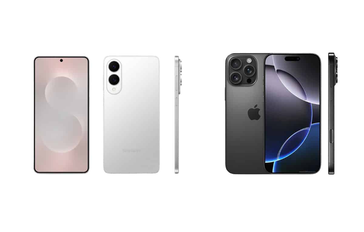 مقارنة بين هاتفي Galaxy S25 Edge و iPhone 16 Pro Max 