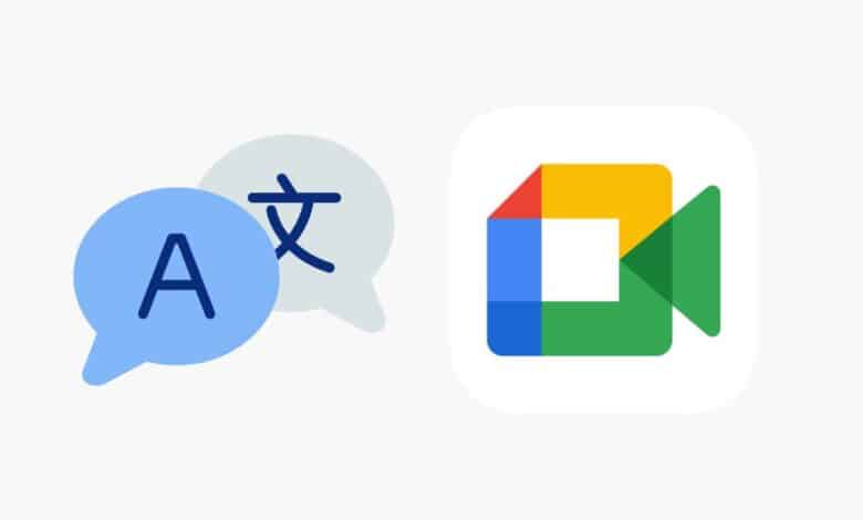 Google Meet real time translation