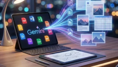 Gemini يقوم بإنشاء الملفات وتغيير تجربة العمل باستخدام الذكاء الاصطناعي